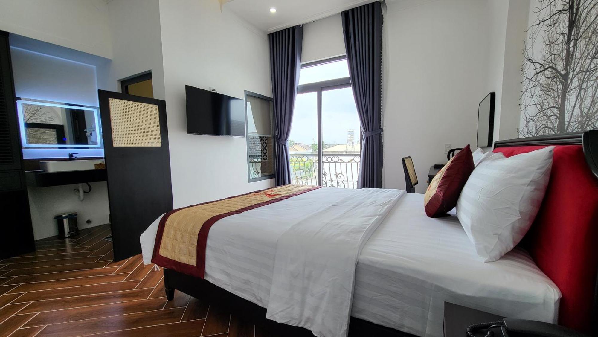 Ruby Hotel Виньлонг Экстерьер фото